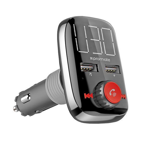 FM Transmitter With Dual USB Charging